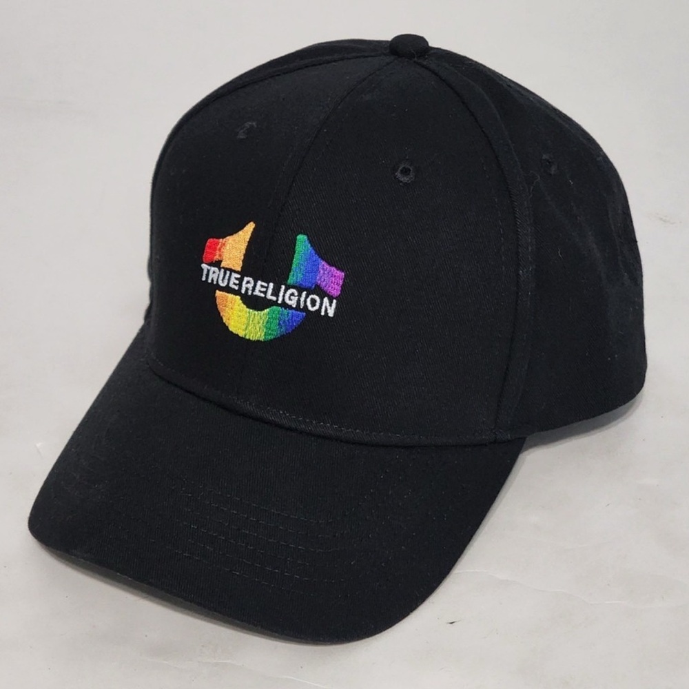True Religion Black Pride Adjustable Hat